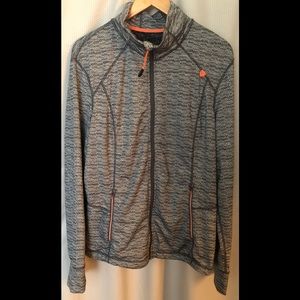 Tangerine XXL Workout Running Exercise Jacket EUC